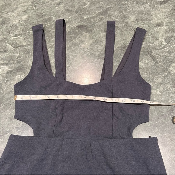 Maeve Dress Navy Blue Open Back Knit Maxi Dress Size Medium Anthropologie NWT - Picture 6 of 12